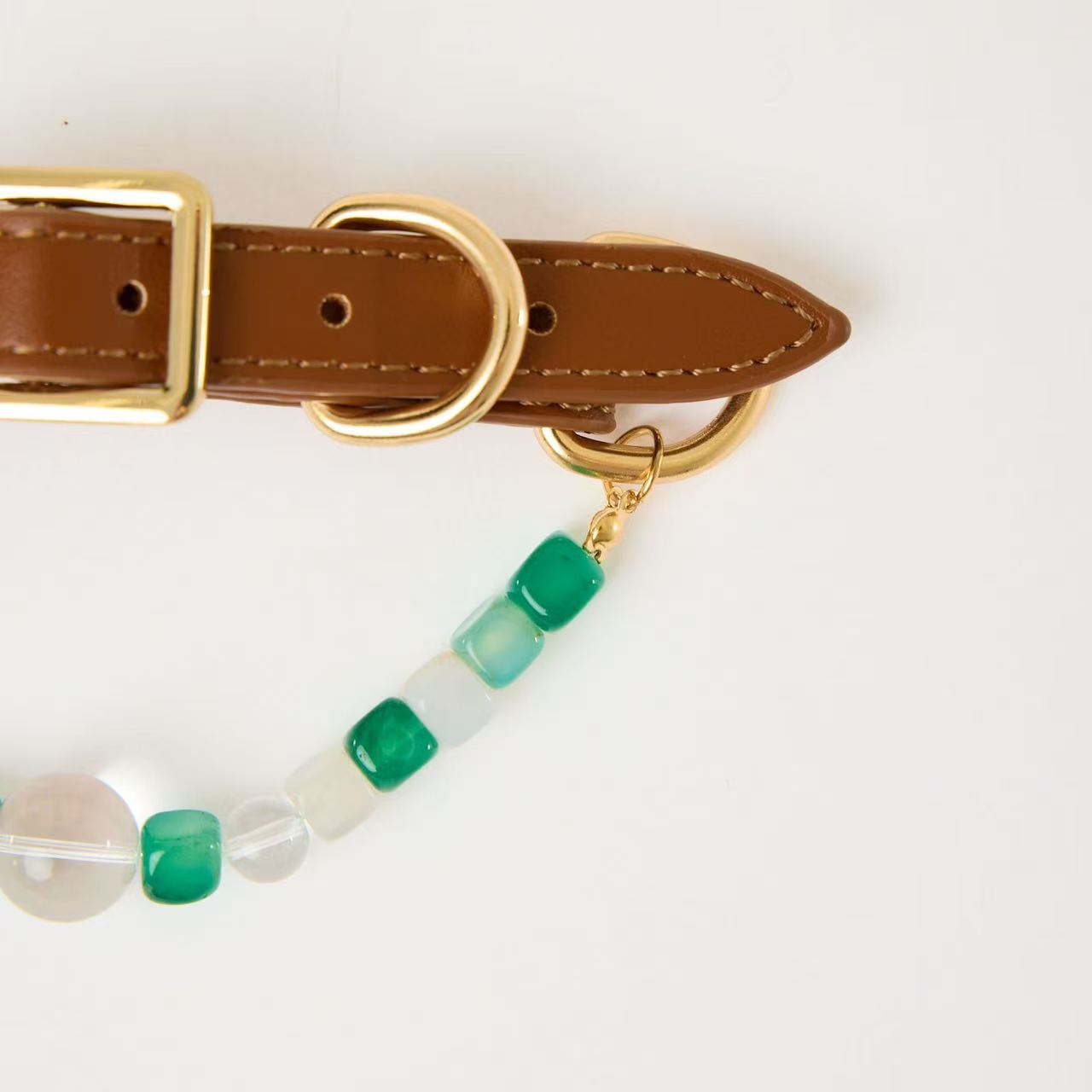 Pearl Teardrop Pet Jewelry Necklace - Style 09