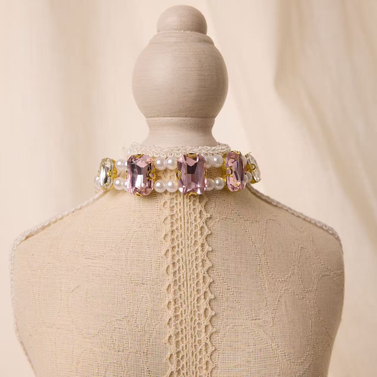 Luxury Crystal-Embellished Pet Collar - Style 06