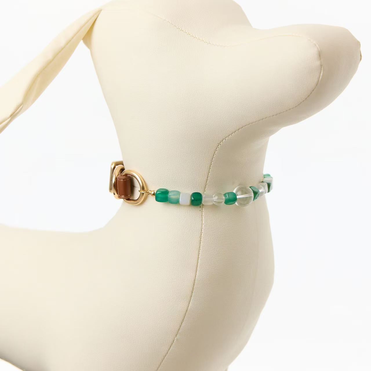 Pearl Teardrop Pet Jewelry Necklace - Style 09