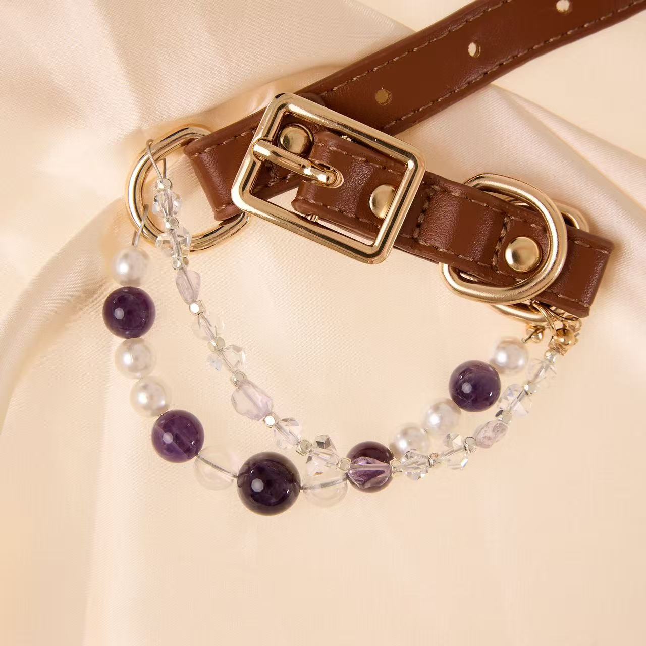 Luxe Crystal & Rhinestone Pet Collar- Style 22