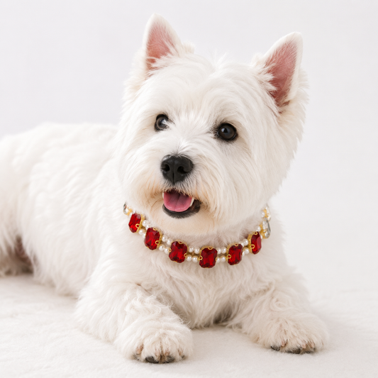 Luxury Crystal-Embellished Pet Collar - Style 06