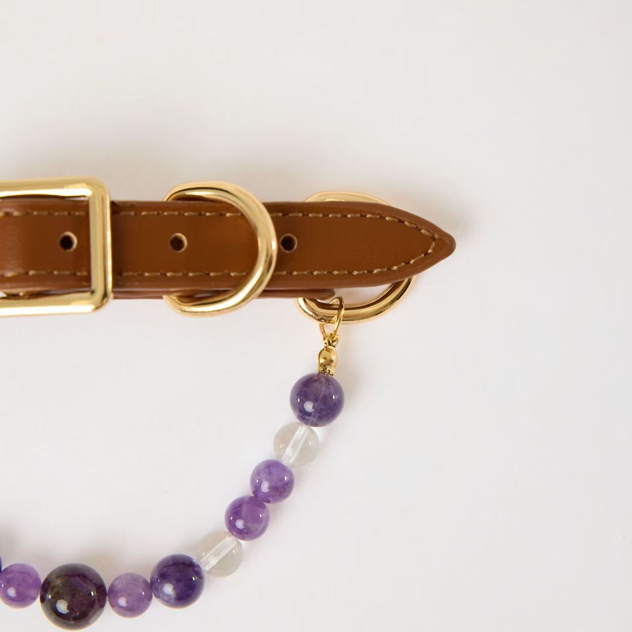 Natural Crystal Pet Collar - Style 08