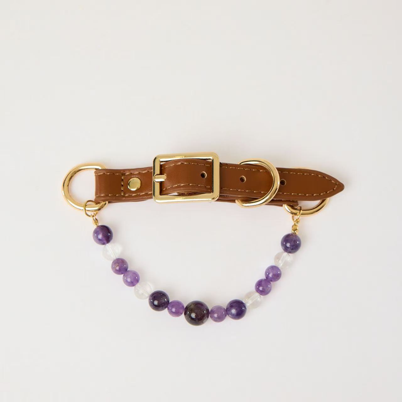 Natural Crystal Pet Collar - Style 08
