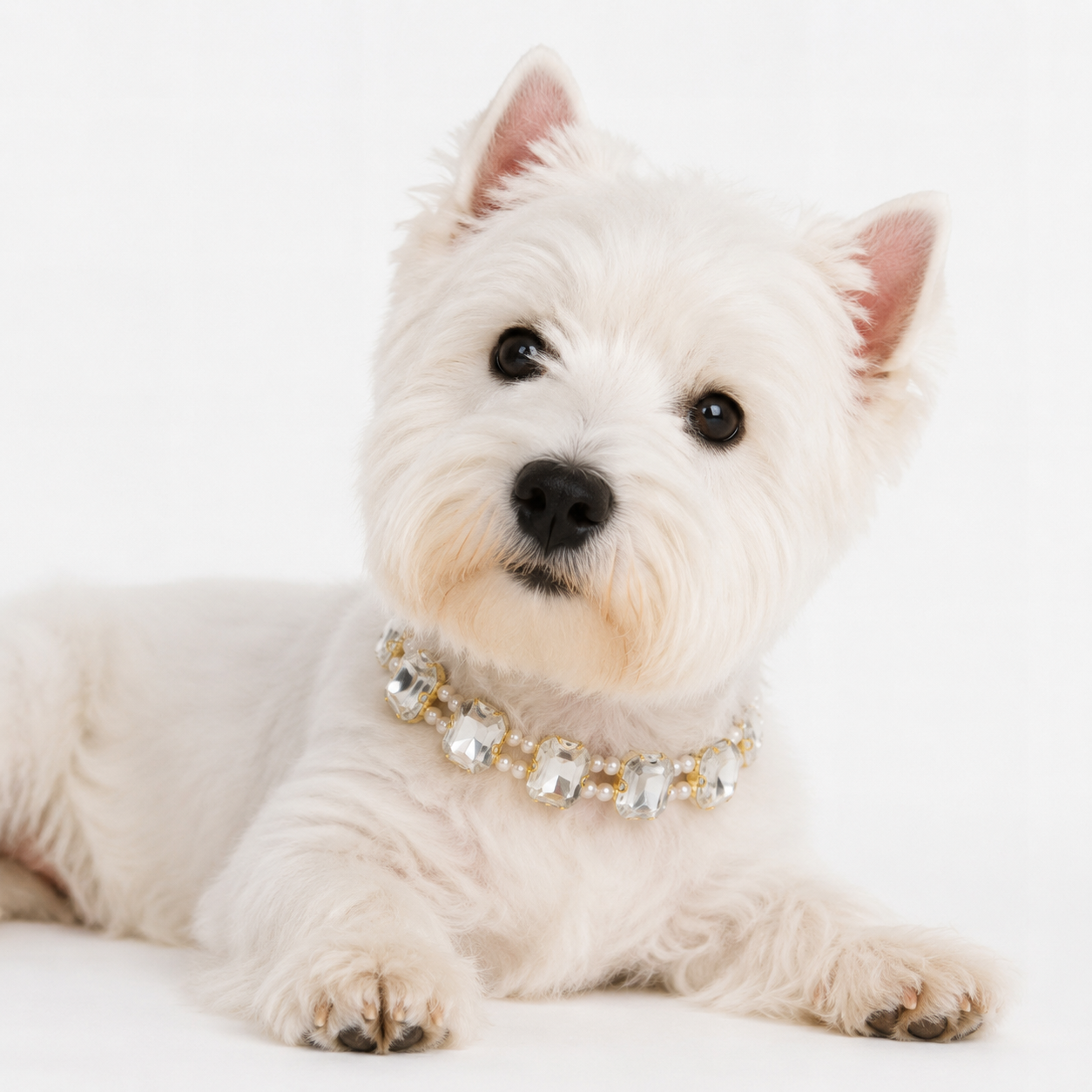 Luxury Crystal-Embellished Pet Collar - Style 06