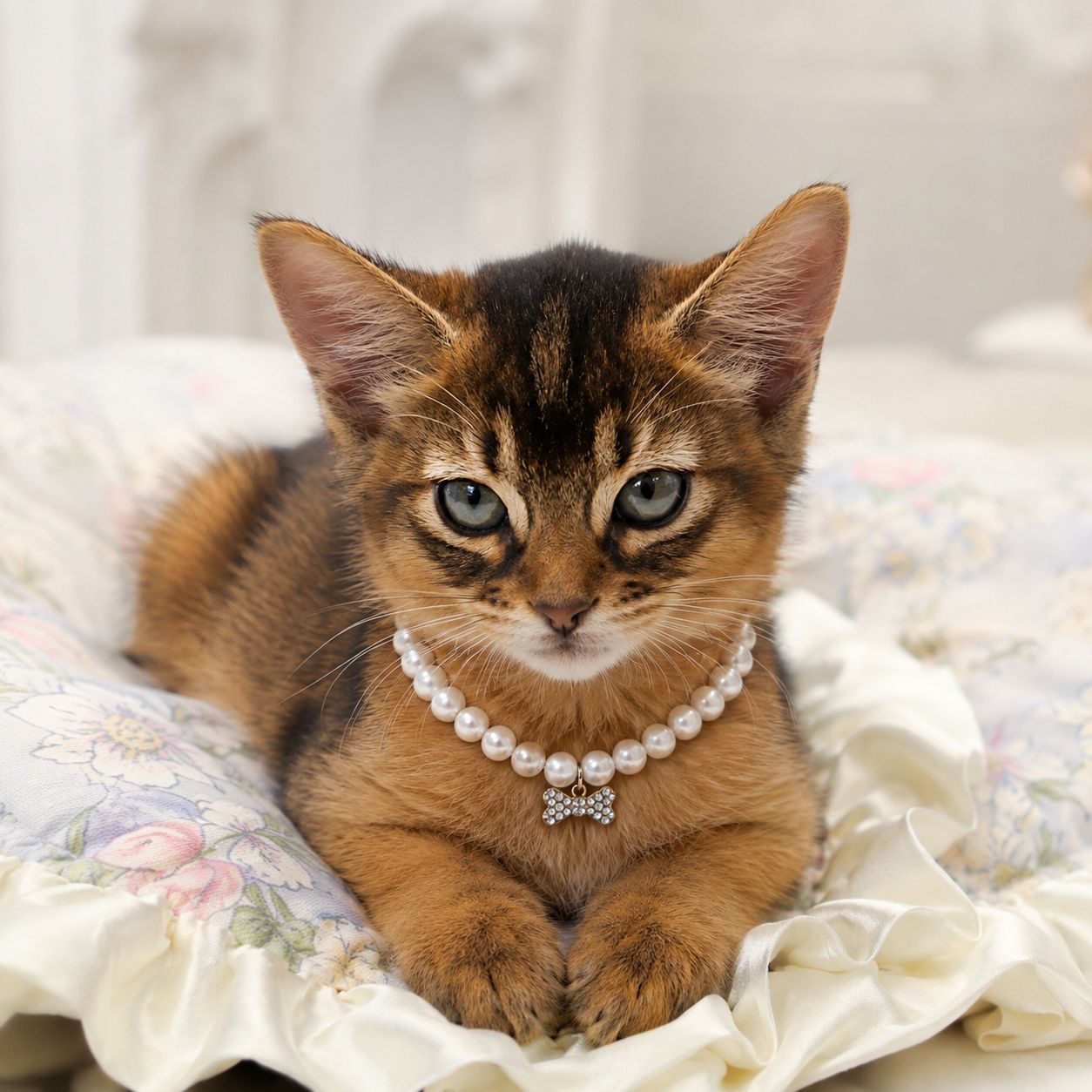 Pearl Pet Collar Necklace 26