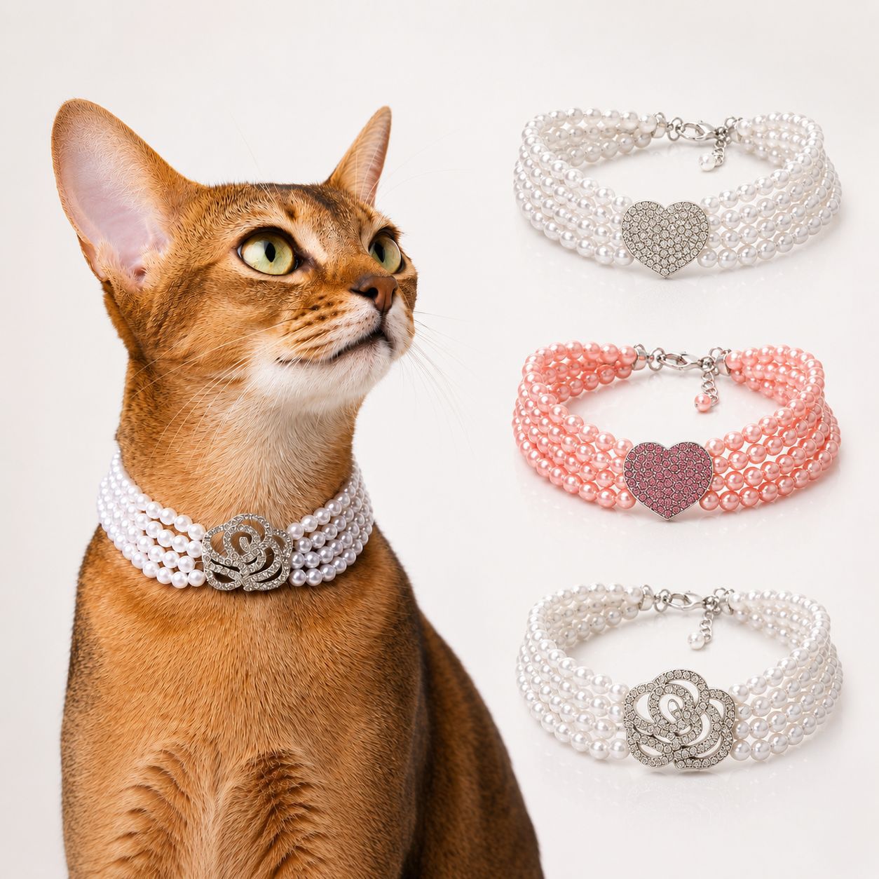 Pearl Pet Collar Necklace 29