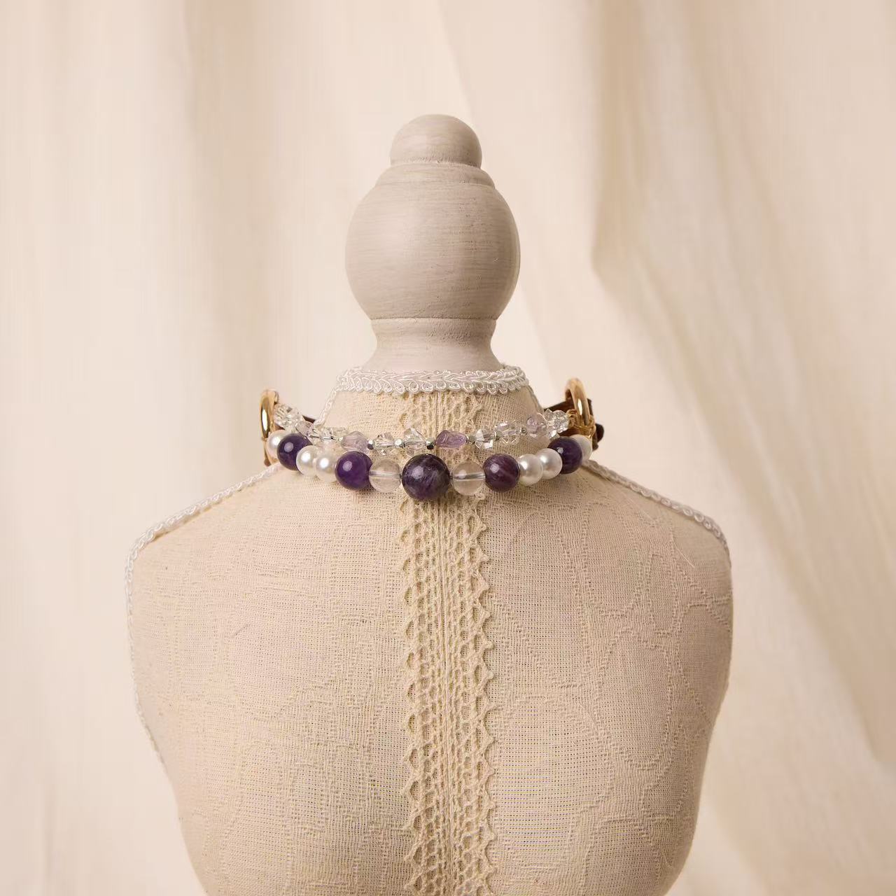 Luxe Crystal & Rhinestone Pet Collar- Style 22