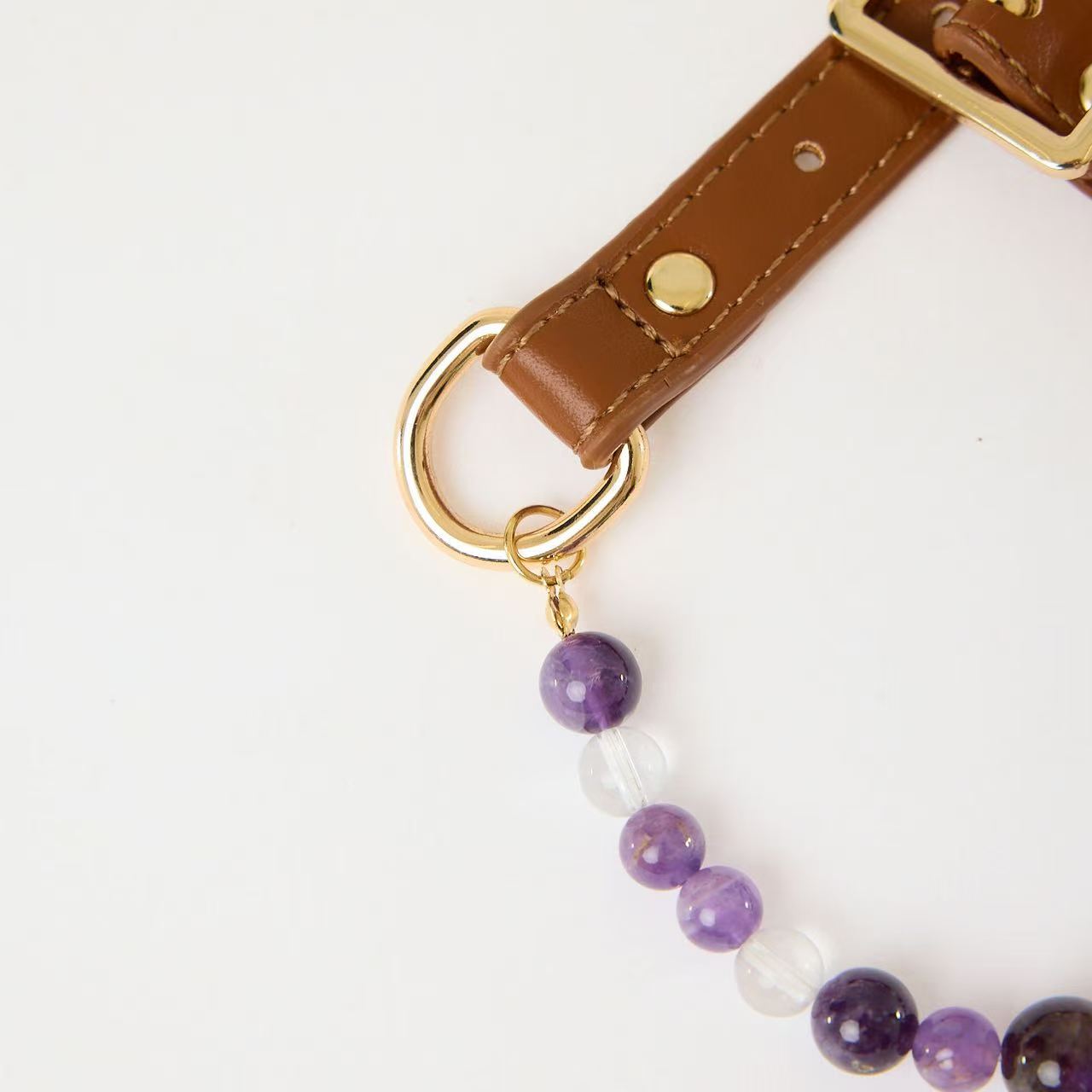 Natural Crystal Pet Collar - Style 08